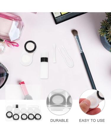 HEALLILY Contact Lens Case - 5PCS Travel Container Set with Tweezers & Mirror | Perfect for Outdoor Use - Random Colors - Buy Online on GoSupps.com