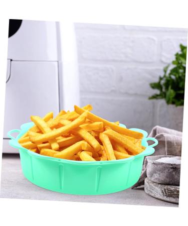 Zerodeko 3pcs Air Fryer Pan Roasting Pan Toaster Air Fryer Non- Silicone Air Fryer Line Household Products Greenx3pcs 21X21X5.2CMx3pcs - Buy Online on GoSupps.com