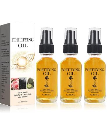 GYORI 3 Pcs Lilinas Castor Oil Black Seed Oil Rosehip Oil Face Serum Lalenas Oil For Face Castor Blackseed Rosehip Serum Organic Natural Face Oil Anti-Aging Serum Natural Skincare