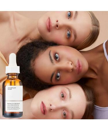 Retinol 1% In Squalane 30ml Retinol Serum for Face Face Serum for Women High -Strength for Face Reduce Fine Lines & Wrinkle Anti Aging Facial Serum Hyaluronic Acid Serum for Face Plump & Smooth Skin - Buy Online on GoSupps.com