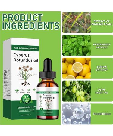 RisingSea Tec Cyperus Rotundus Oil Cyperus Rotundus Oil for Hair Removal Smooth Skin and Hair Removal Pure Cyperus Oil for Hair Removal Natural Cyperus Oil to Reduce Hair Growth - Buy Online on GoSupps.com