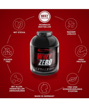 Buy Ironmaxx Whey Zero Protein Powder - Sugar-Free Vanilla 2.27kg | Water-Soluble Whey Isolate | Best Flavors Available - Buy Online on GoSupps.com