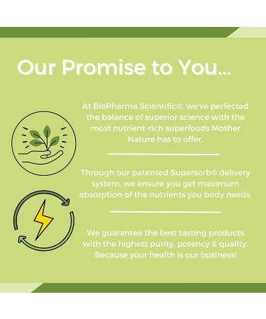 Biopharma Scientific NanoGreens + Probiotic Fruit and Vegetable Superfood Powder | Natural Strawberry Flavor | 30 Servings | Spirulina  Chlorella  Kale  Probiotic Bacillus Subtilis - Buy Online on GoSupps.com