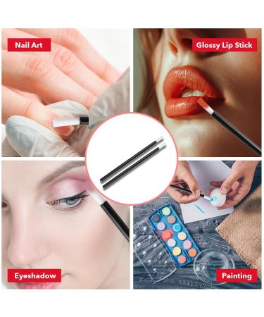 Buy Disposable Lip Applicators - 50 PCS Black Lip Brush for Lipstick Nail Polish Eyeshadow & PYO Cookie Painting - Buy Online on GoSupps.com