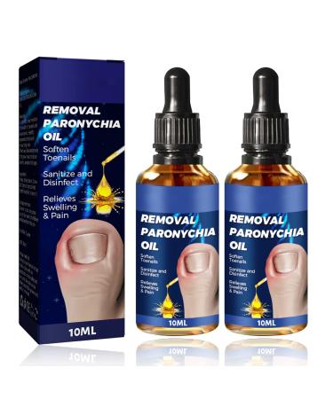 Ingrown Toenail Drop German Toenailcare Removal Paronychia Oil Toenail Best Nail Repair Solution Anti Paronychia Relief Oil for Toenail Care (2pcs)