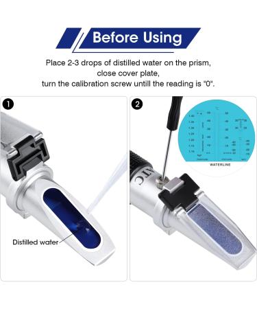 Frost Protection Refractometer | 4-in-1 Coolant & Battery Acid Tester | Check Freezing Points -50 C - Buy Online on GoSupps.com