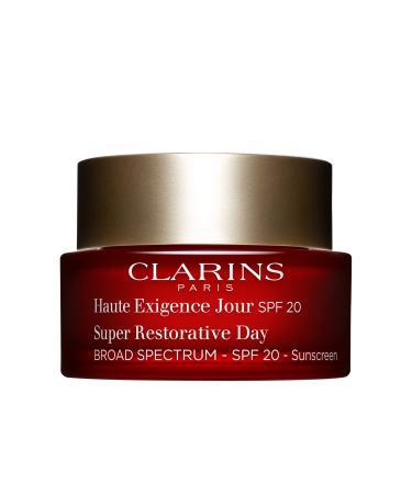 Clarins Super Restorative Day Cream  Broad Spectrum SPF 20 Sunscreen | Anti-Aging Moisturizer For Mature Skin Weakened By Hormonal Changes | UVA/UVB Protection | Replenishes  Illuminates and Densifies Skin | Targets Age ...