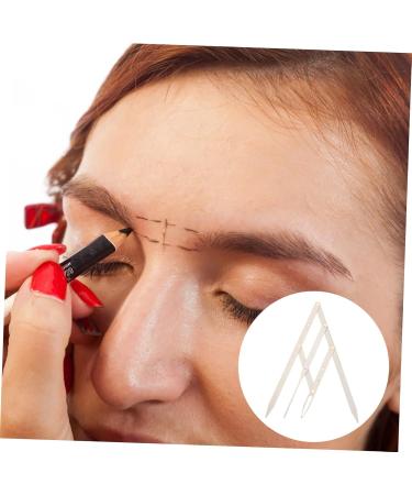 Housoutil 8 Pcs Second Generation Scale Eyebrow Measuring Rulers Molds Eyebrow Rulers Cosmetic Bag Make up 25x5x0.6cmx8pcs Silverx8pcs - Buy Online on GoSupps.com