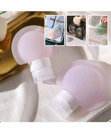 3 Pack Silicone Travel Bottles - 60ml/90ml Refillable Containers for Shampoo Lotion & Liquids Ideal for International Travel - Buy Online on GoSupps.com