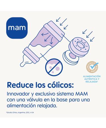 Buy Mam Welcome to the World G101-3 Baby Bottle Set | Easy Start Anti-Colic 1 Pacifier & 1 Clip | Blue Spanish Version - 5-Piece Set - International Shipping Available - Buy Online on GoSupps.com