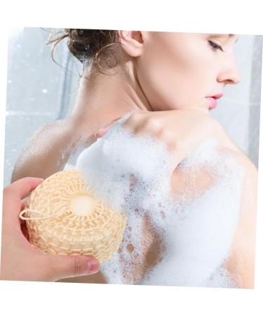 Buy Minkissy 2pcs Sisal Sponge Ball Shower Loofah - Exfoliating Bath Scrubber & Body Cleaning Tool for an Invigorating Shower Experience - Buy Online on GoSupps.com