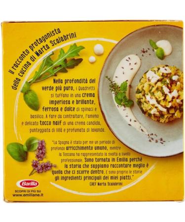  Italian Gourmet E.R. Barilla Egg Pasta Le Emiliane Quadretti Egg Pasta 275g + Italian Polpa Gourmet 400g (Pack of 20) - Buy Online on GoSupps.com
