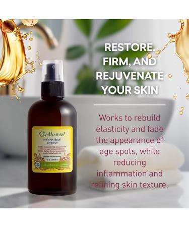 Just Nutritive Anti-Aging Body Treatment & Body Nutritive Serum | Moisturizer Duo for Crepey Skin Stretch Marks Age Spots & Dryness | Hydrating Plant Oils | Natural Vegan Skincare | 2-Pack - Buy Online on GoSupps.com