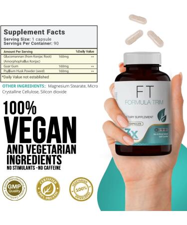 Formula Trim: Certified Organic Body Trim & Appetite Control Supplement for Women | Plant-Based Metabolic Regulator | Improves Digestion & Reduces Cravings | 30-Day Supply - Buy Online on GoSupps.com