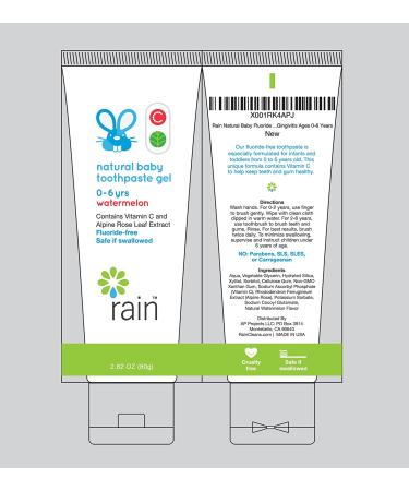 Bamboo Kids Toothbrush Set with Fluoride-Free Baby Toothpaste - Safe for Infants & Toddlers | Vitamin C Enriched | BPA-Free & Biodegradable | Ages 6-12 Months | 1 Toothbrush + 1 Toothpaste - Buy Online on GoSupps.com