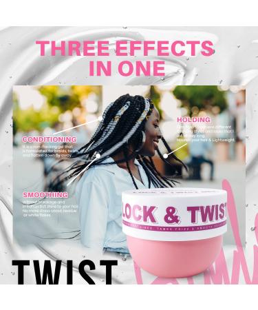 Immetee Twist and Lock Gel 200g - Frizz Control Hair Styling Gel for Men and Women - Braiding Gel with Brush - Buy Online on GoSupps.com
