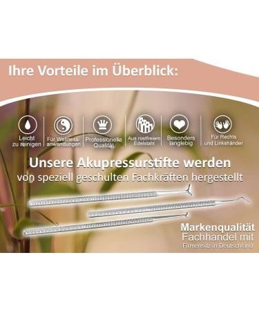 3-Piece Acupressure Pen Set | Scar Stick & Acupuncture Massage Tools in Storage Case - Special Designs - Buy Online on GoSupps.com