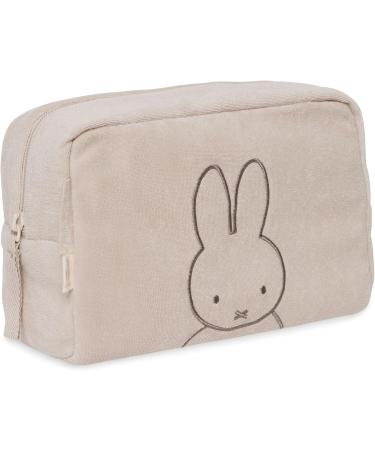 Jollein Terry Cloth Diaper Bag - Miffy Nougat | Beige Cosmetic Organizer & Diaper Case - Shop Internationally - Buy Online on GoSupps.com