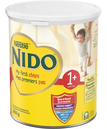 NESTL NIDO 1+ Milk Flavour Nutritional toddler drink 850 gram - Buy Online on GoSupps.com
