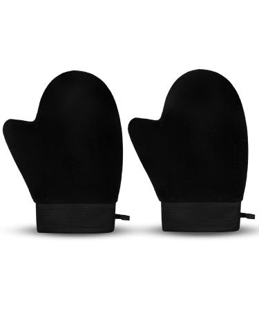 koStamm 2 Pack Self Tanning Mitt - Elastic Wrist Tanning Gloves Prevents Staining Tanning Mitt Applicator for Tanning Mousse or Lotion