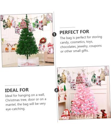 CIYODO 1 Set Christmas Bag Storage Bags Christmas Goodie Bag Creative Candy Packing Bag Christmas Bag - Buy Online on GoSupps.com