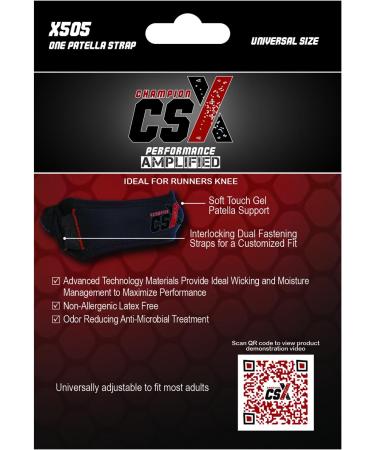 CSX Patella Stabilizer Knee Strap - Jumper's Knee Compression Support for Meniscus | Universal Fit - International Shipping Available - Buy Online on GoSupps.com