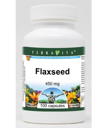 Flaxseed - 450 mg (100 Capsules ZIN: 511767)