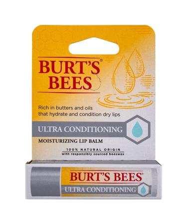 Burt's Bees Ultra Conditioning Lip Balm with Kokum Butter 0.15 oz (Pack of 4) - Hydrating Lip Care Set - Buy Online on GoSupps.com