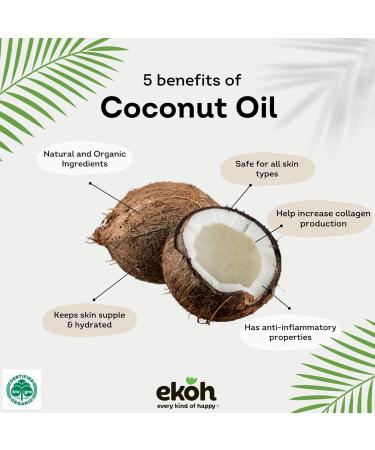 EKOH Organic Coconut Body Soap Bar - Vegan All-Natural Face & Body Wash - Eco-Friendly Ginger Lime Soap Made in New Zealand - 200g for All Skin Types - Buy Online on GoSupps.com