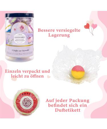 Bath Bomb Gift Set - 15 Natural Bath Bombs 5 Luxurious Fragrances | Perfect Mother's Day Gift - Buy Online on GoSupps.com