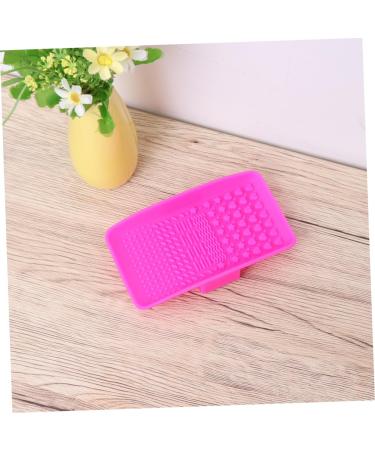 Beavorty 1PC Silicone Makeup Brush Cleaning Mat silicone makeup applicator makeup brush cleaner Makeup Brush Scrubber Mat makeup brush cleaning tool brush cleaning pad beauty tools portable - Buy Online on GoSupps.com