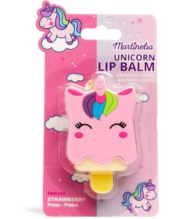 MARTINELIA - Unicorn Lip Balm For Kids - Flavored Lip Stick For Girls - Moisturizing Balm - Toxic Free - Random Strawberry or Vanilla Model - 1 unit - Buy Online on GoSupps.com