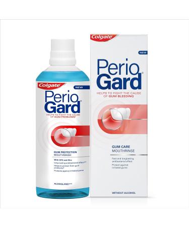 COLGATE PerioGard Gum Protection Mouthwash 400ml | Gum Care | Protects Gums, Fights Plaque Bacteria | Antibacterial Formula - Buy Online on GoSupps.com