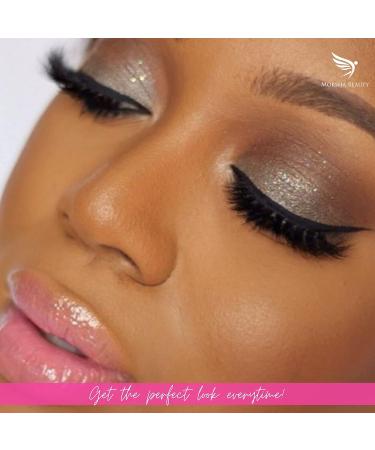 Magnetic Eyelashes Natural Look - 10 Pairs False Eyelashes Magnetic Eyeliner and Lashes Kit | Reusable Magnetic Lashes Set with Tweezers | No Glue Waterproof Magnetic Eyeliner (10 Pack) - Buy Online on GoSupps.com