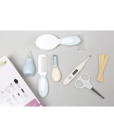 Little Angel Baby Grooming Kit  Baby First Aid Kit  Baby Care Kit Nursery Kit Baby Care  10PCS Baby Hair Brush | Nail Clipper | Nose Cleaner | Finger Toothbrush | Nail Scissors | Manicure Kit Blue - Buy Online on GoSupps.com