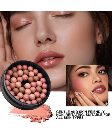 Natural cream blush - Lightweight ball applicator - Face makeup to illuminate under the eyes contour cheeks and face for special occasions - Buy Online on GoSupps.com