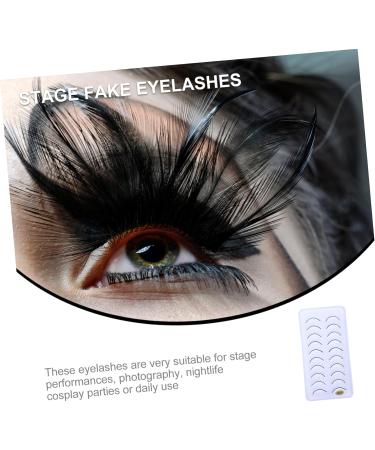 Didiseaon 20 Pairs False Eyelashes Reusable Eyelash Makeup Eyelashes Headband Shiny Eyeliner Carnival Makeup Supplies False Eyelashes Soft Artificial Lengthen Ms White - Buy Online on GoSupps.com
