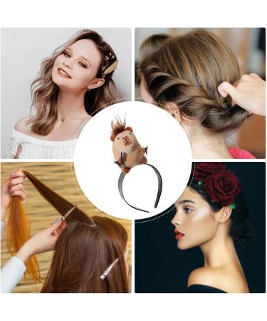 Cute Capybara Headband - Capybara Cartoon Headband for Face Wash - Capybara Shape Face Washing Tool for Sports Shower Makeup Face Wash and Skincare Coffee - Buy Online on GoSupps.com