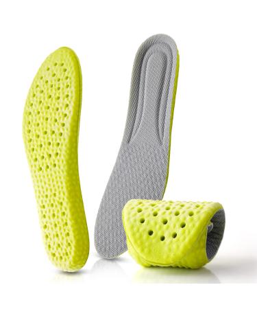 WLLHYF 1 Pair Memory Foam Shoe Insoles  Prevent Foot Odor Shock Absorption Inserts Sports Insoles Soft Comfortable Replacement Insoles for Men Women Relieve Foot Pain W: US 5-8 I M: US 6-7.5 Women: US 5-8 - Buy Online on GoSupps.com