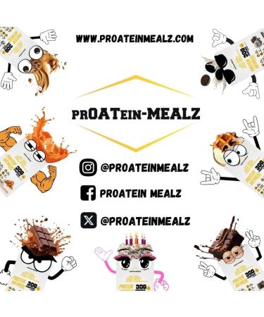 Proatein Mealz High Protein Oatmeal Vegan 30 Grams Protein High Fibre - Box of 7 (FUDGE BROWNIE) - Buy Online on GoSupps.com
