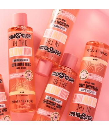 Buy Soap & Glory In The Glow Vitamin C & Glycolic Acid Exfoliating Tonic | Gentle Toner + Chamomile Extract for Brighter Healthier Skin (200ml) - International Shipping Available - Buy Online on GoSupps.com
