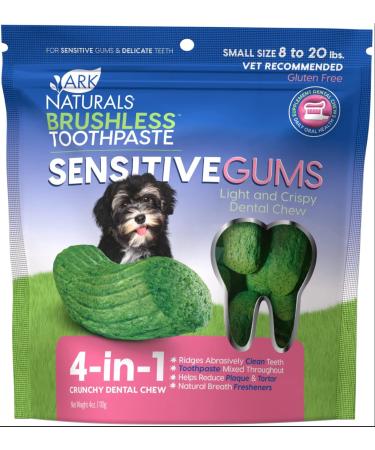 Brushless Toothpaste for Sensitive Gums Dental Chews for Small Breeds Vet Recommended 113g