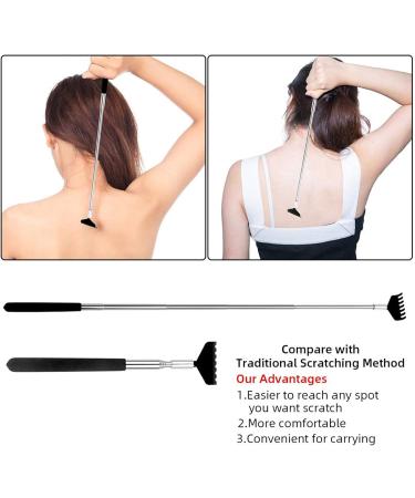 Wovte Telescopic Back Scratchers - 3-Piece Set | Perfect Funny Gifts for Men & Women | Great Birthday Present - Buy Online on GoSupps.com