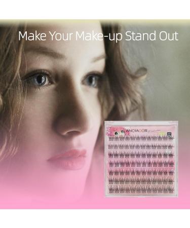 Self Adhesive Eyelashes No Glue Natural Fake Lashes Wispy Individual Lashes DIY Manga Lashes Clusters Extension Mix 10-12-14MM Reusable False Eyelashes No Sticky Residue Self Application at Home - Buy Online on GoSupps.com