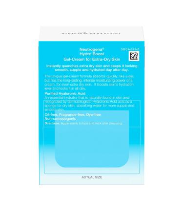 Neutrogena Hydro Boost Hydrating Face Moisturizer Gel-Cream - 1.7 oz (Pack of 2) - Buy Online on GoSupps.com