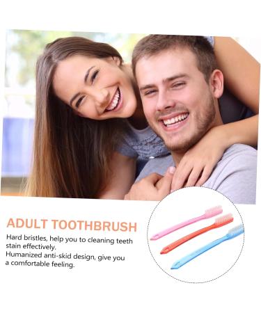 Buy TOVINANNA 24 STK Super-Hard Travel Toothbrushes for Adults - Durable Plastic & Effective Cleaning | Bulk Purchase Available - Buy Online on GoSupps.com
