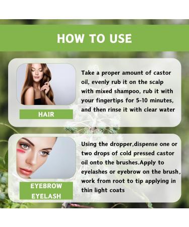 Cold Pressed Castor Oil - Organic Castor Oil - Veganic Hair Growth Oil for Eyelash Eyebrow Hair Growth Serum - Organic Castor Oil for Skin and Body - Moisturizing & Reducing Lines Castor Oil - Buy Online on GoSupps.com