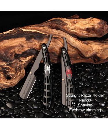 Manual Razor Holder Stand | Stainless Steel Zinc Alloy | Vintage Foldable Barber Shaving Stand (White Spider) - Shop Internationally - Buy Online on GoSupps.com