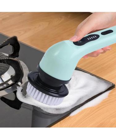 Electric Scrubber 5w Electric Brush Cleaner Rotating Cleaning Brush Cleaning Brush with Adjustable Extension Cordless Cleaning Brush for Bathroom Floor Sink Window Blue - Buy Online on GoSupps.com