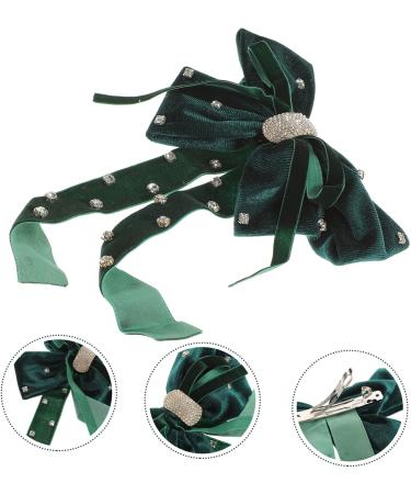 Beaupretty bow hairpin rhinestone hair clips hair clips for girls girl bows for hair female hairpin hair barrette satin hair bows long hair clips women hair decoration hair Hair - Buy Online on GoSupps.com